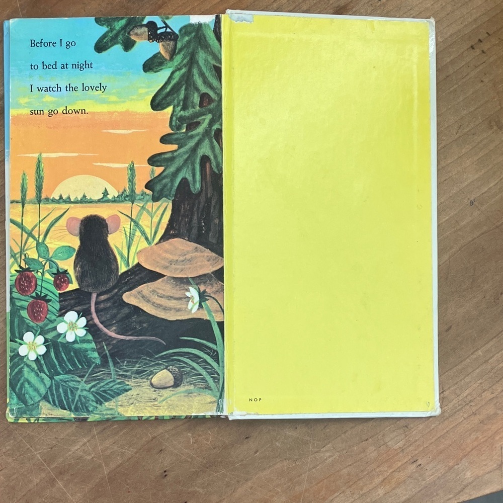 Vintage board book I Am a Mouse Children's Book by Ole Risom - Picture 9 of 16